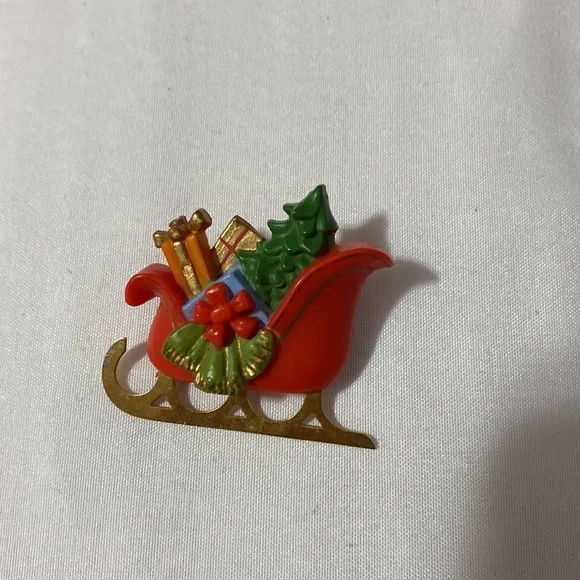 Christmas brooches vintage bundle of 3 - Picture 4 of 6